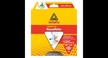 Raam isolatiefolie - transparant - 150 x 250 cm - incl. bevestigingstape - energiebesparend