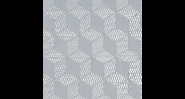 Raamfolie hexagon semi transparant 45 cm x 2 meter zelfklevend