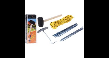 Redcliffs Camping benodigdheden gereedschapsetje - 9-delig