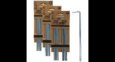 Redcliffs tentharingen - pennen - 30x - zilver - metaal - 23 cm - voor diverse ondergronden