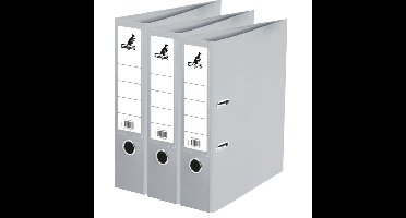 Ringband map/ordners A4 - 3x - grijs - 31 x 28 x 7 cm - Documenten opbergen - Kantoorartikelen
