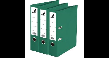 Ringband map/ordners A4 - 3x - groen - 31 x 28 x 7 cm - Documenten opbergen - Kantoorartikelen