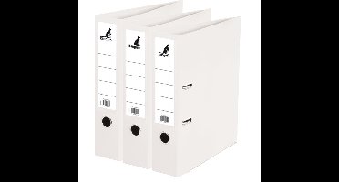 Ringband map/ordners A4 - 3x - wit - 31 x 28 x 7 cm - Documenten opbergen - Kantoorartikelen