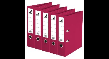 Ringband map/ordners A4 - 5x - rood - 31 x 28 x 7 cm - Documenten opbergen - Kantoorartikelen