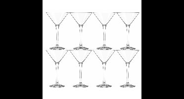 Royal Leerdam Cocktailglazen - 8x stuks - martini - glas - 250 ml - Cosmopolitan