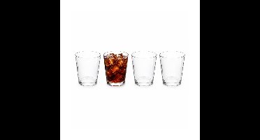 Royal Leerdam waterglazen / sapglazen - 8x - gehard glas - 350 ml - drinkglazen