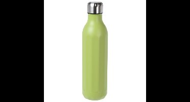 RVS thermosfles / isoleerfles voor onderweg 500 ml appeltjesgroen