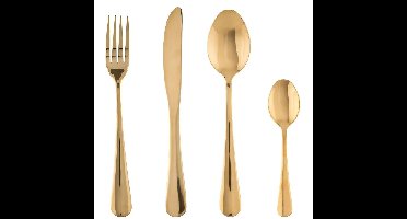 Secret de Gourmet Bestekset - 16-delig - RVS - goud