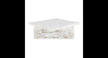 Servetten Luxe kwaliteit - wit - 80x - 38 x 38 cm - Tafel decoratie - Papier