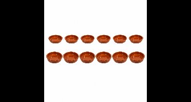 Set tapas schaaltjes Murcia - 12x - 12 en 16 cm - terracotta - met handvaten