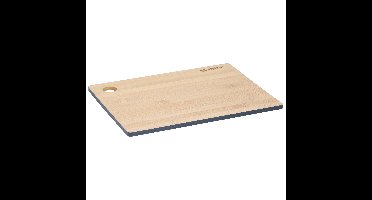 Set van 1x stuks snijplanken antraciet rand 28 x 38 cm van bamboe hout