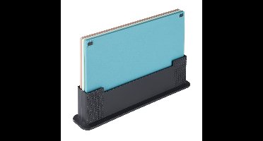 Set van 3 snijplanken - multicolor - kunststof - 35 x 7 x 23 cm - met standaard