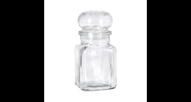 Set van 4x kruidenpotjes/voorraadpotjes - glas - 150 ml