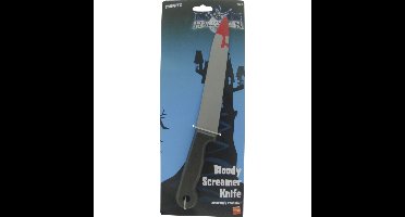 Smiffy's mes/dolk met bloed - 33 cm - Halloween - verkleed wapens - horror thema