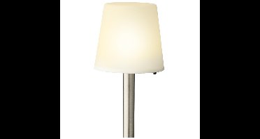 Solar tuinlamp/prikspot schemerlamp op zonne-energie 33 cm