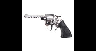 Speelgoed Revolver/Pistool Ringo - voor 8 schoten plaffers - 20 cm - accessoires - wapens