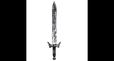 Speelgoed ridderzwaard zilver/brons 68 cm