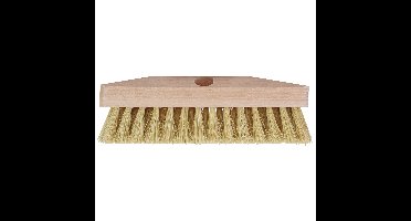 Talen Tools Schrob Bezemkop - schrobborstel - hout / natuurvezel - Breedte 22 cm