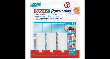 Tesa Powerstrips haken small - 9x stuks - Klusbenodigdheden - Huishouden - Verwijderbare haken