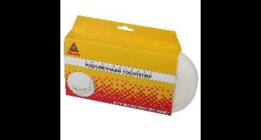Tochtstrip - tochtwering - wit - zelfklevend - universeel - 6 m x 12 mm x 12 mm