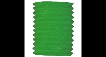 Treklampion voor feest/verjaardag - groen - 16 x 20 cm - feestartikelen/versiering - papier