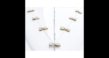 Trouwauto decoratie strikken jute - 12x stuks - Bruiloft - just married