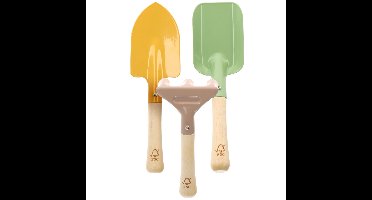 Tuingereedschap voor kinderen - 3-delig - speelgoed - schep / hark / schoffel