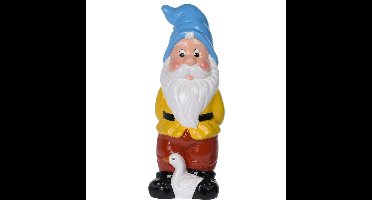 Tuinkabouter met gans 30 cm