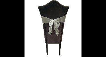 Tule stof op rol - creme wit - 30cm x 9meter - Organza/mesh decoratie stoffen