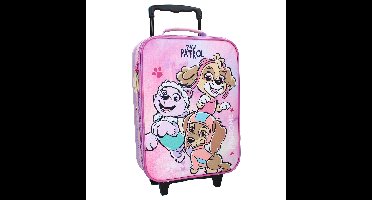 Vadobag Paw Patrol Furever Fun reiskoffer/trolley - roze - 41 x 30 x 14 cm - kinderen