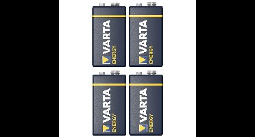 Varta Energy Alkaline batterij - 4x - 9V - blokbatterij - LR61