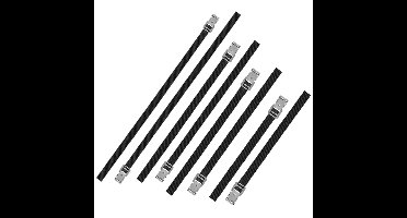 Voordeelset van 8x stuks caravan/camper fietsen spanbanden 50/75/100/150 cm