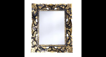 Wandspiegel Baroque - goud - mdf frame - brede lijst - 43 x 54 cm - Gang - Toilet - Kamer