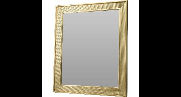Wandspiegel met brede lijst El Dorado - frame kleur goud - 50 x 60 cm