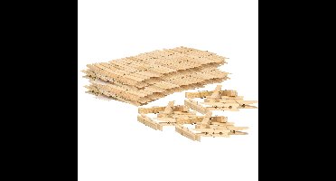 Wasknijpers - 300x - bamboe hout - 7 cm