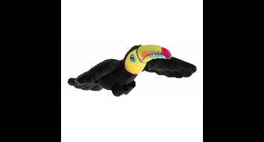 Wild Republic Toekan knuffel - 12 cm - Pluche - tropische vogel - dierenknuffel - vogels