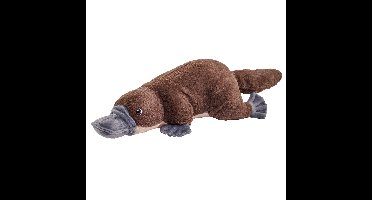 Wild Republic vogelbekdier knuffel - bruin - Pluche - 30 cm - knuffeldieren