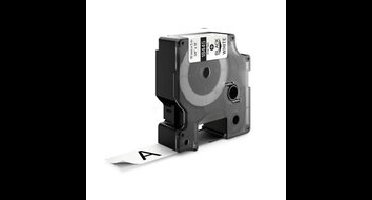 Huismerk DYMO Rhino 18445/S0718620 Labeltape 19mm Zwart op Wit