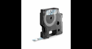 Huismerk DYMO D1 40910/S0720670 Labeltape 9mm Zwart op Transparant