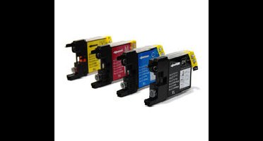 Huismerk Brother LC-1240 Inktcartridges Multipack (zwart + 3 kleuren)