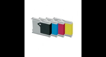 Huismerk Brother LC-1000/LC-970 XL Inktcartridges Multipack (zwart + 3 kleuren)