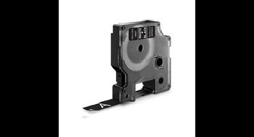 Huismerk DYMO D1 40921/S0720750 Labeltape 9mm Wit op Zwart
