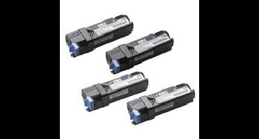 Huismerk Dell 2150/2155 (593-1137/593-1141) Toners Multipack (zwart + 3 kleuren)