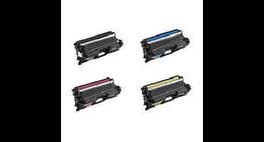 Huismerk Brother TN-821XXL Toners Multipack (zwart + 3 kleuren) Extra Hoge Capaciteit