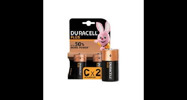 Duracell Plus D Alkaline batterij 2 Stuks