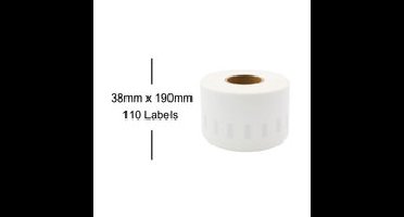 Huismerk DYMO 99018 / S0722470 Labels (190x38mm)