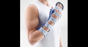 Bauerfeind ManuLoc Rhizo Polsbrace - 0 - Rechts - Grijs - Rhizo Long Plus