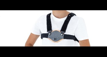 Reh4Mat Comfortabele Kippenborstbrace voor Kinderen - 4 - Grijs