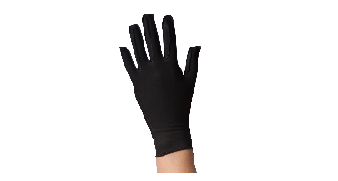 Thuasne Cicatrex Littekenhandschoen - Kort Model - 4 - Zwart - Gesloten vingers