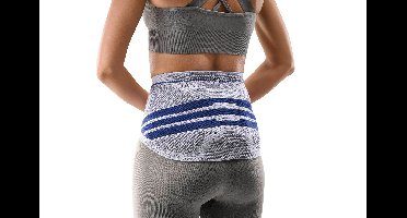 Bauerfeind LumboTrain (VERNIEUWD) Rugbandage - 2 - Grijs - Waisted